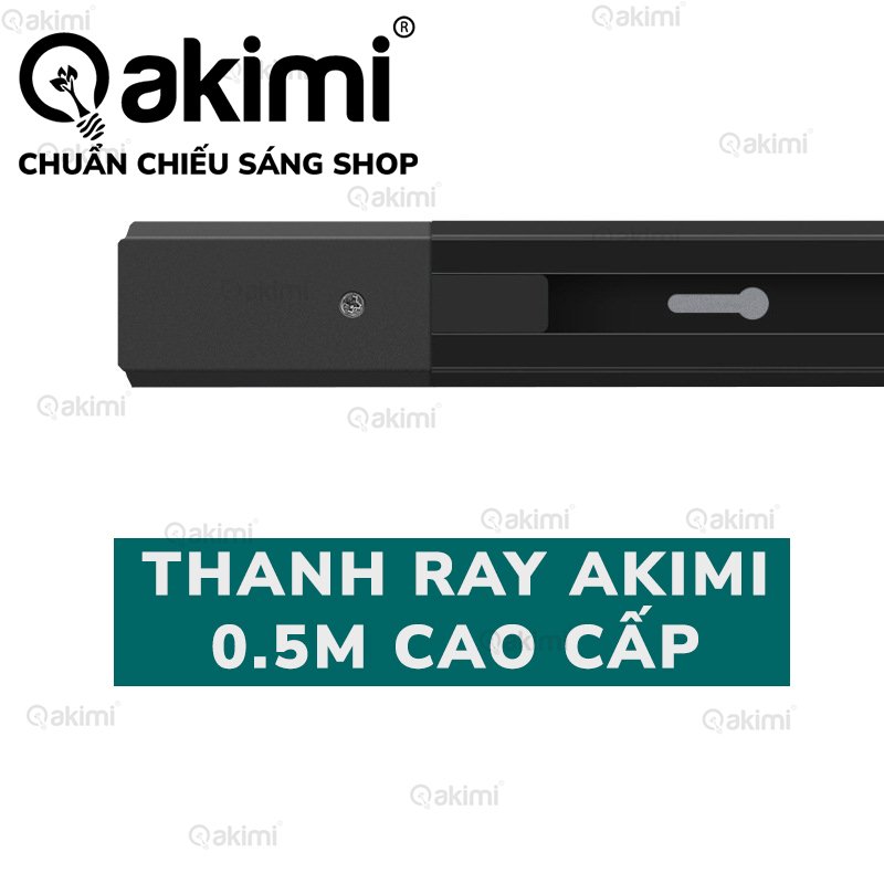 Thanh ray Akimi 0.5m cao cấp AKR50-W/B